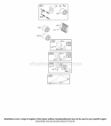 Oil Group Diagram and Parts List for 42A777-1886-A1  Briggs and Stratton Engine